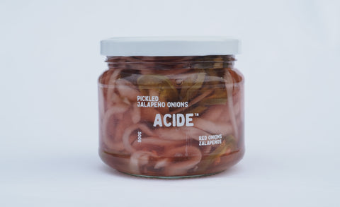 Acide Jalapeno Pickled Onions | 300g