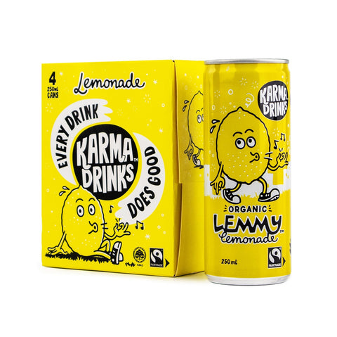 Karma Drinks - Organic Lemmy Lemonade 4 Pack | 250mL
