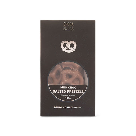 Chocamama Milk Chocolate Salted Pretzels | 100g