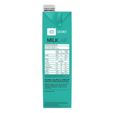 MILKLAB Coconut Milk 2 Boxes | 8 x 1L