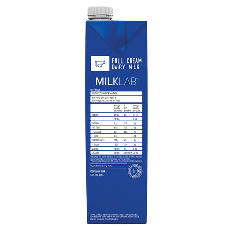 MILKLAB Dairy Milk 2 Boxes | 12 x 1L