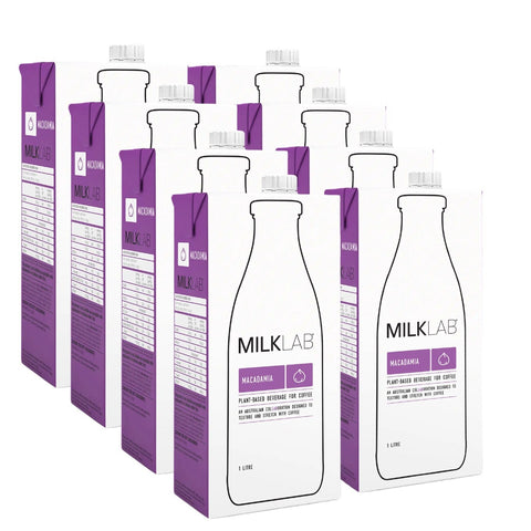 MILKLAB Macadamia Milk 2 Boxes | 8 x 1L