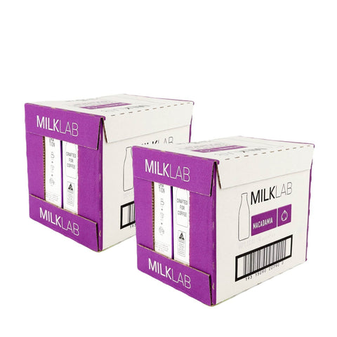 MILKLAB Macadamia Milk 2 Boxes | 8 x 1L