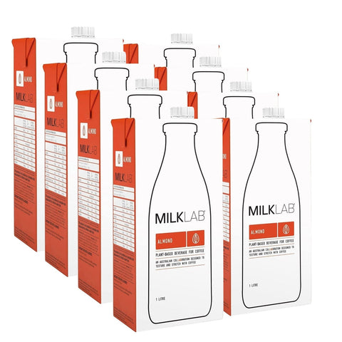 MILKLAB Almond Milk 2 Boxes | 8 x 1L