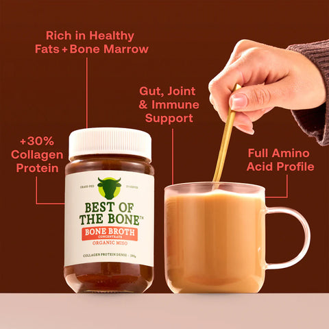 Best Of The Bone Organic Miso Bone Broth Concentrate | 390g (EXP 23/07/2026)