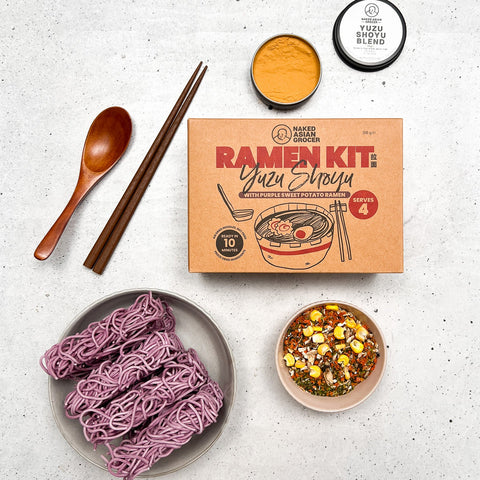 Naked Asian Grocer Yuzu Shoyu & Purple Sweet Potato Ramen Kit | 316g (BB 04/05/2026)