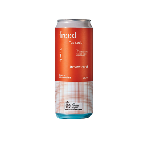 Freed Tea Soda Orange & Passionfruit | 330mL