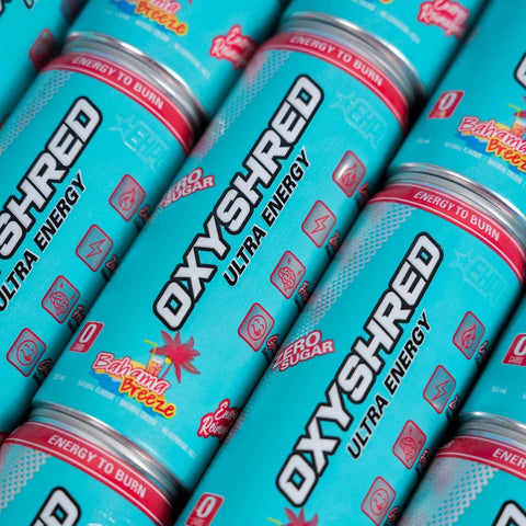 OxyShred Ultra Energy RTD Bahama Breeze Can 355ml (12 P/Carton)