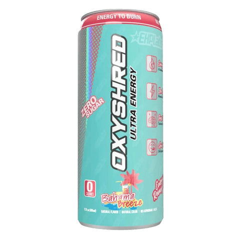 OxyShred Ultra Energy RTD Bahama Breeze Can 355ml (12 P/Carton)