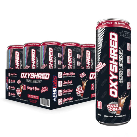 OxyShred Ultra Energy RTD Cali Cola Can 355ml (12 P/Carton)