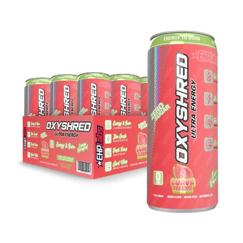 OxyShred Ultra Energy RTD Guava Paradise Can 355ml (12 P/Carton)