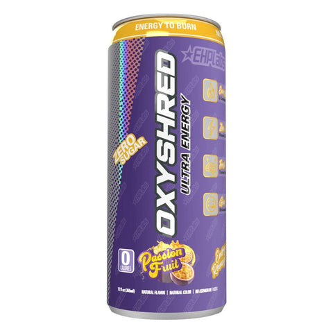 OxyShred Ultra Energy RTD  Passionfruit Can 355ml (12 P/Carton)