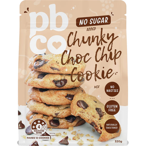 Protein Bread Co Chunky Choc Chip Cookie Mix No Sugar Added |320g
