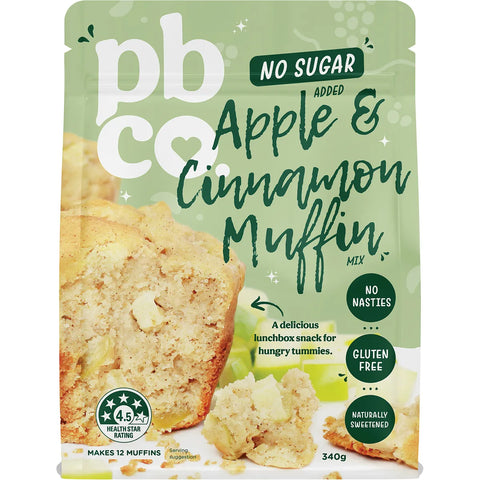 Protein Bread Co Apple Cinnamon Muffin Mix No Sugar Added | 340g