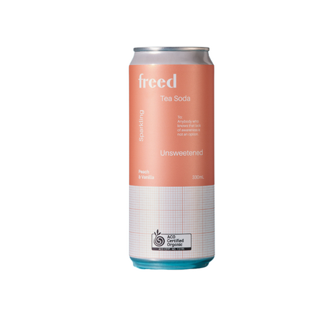 Freed Tea Soda Peach & Vanilla | 330mL