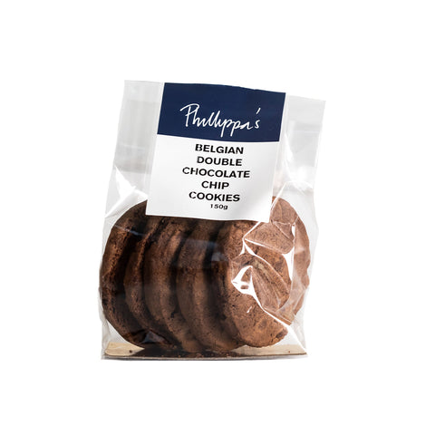 Phillippa's Belgian Double Chocolate Chip Cookies | 180g