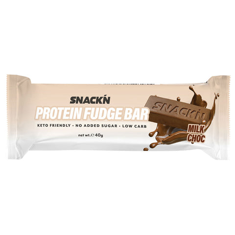 Snack'n Protein Bars Milk Choc Fudge 12 Pack | 40g