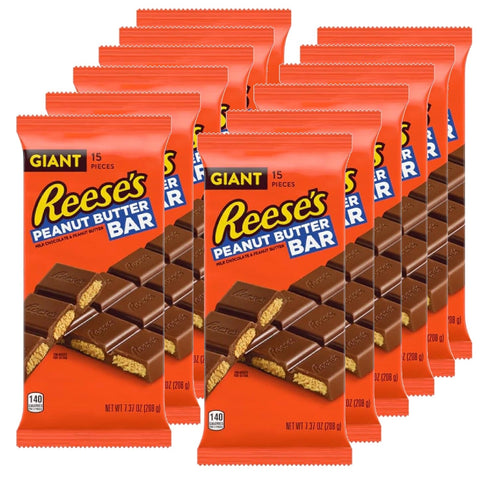Reese's Milk Peanut Butter Giant Bar 12 Pack | 209g
