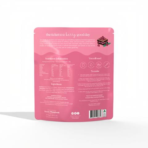 Sneaky Wholefoods Raspberry Brownie Balls Protein Ball Mixes | 300g (BB 06/05/2026)