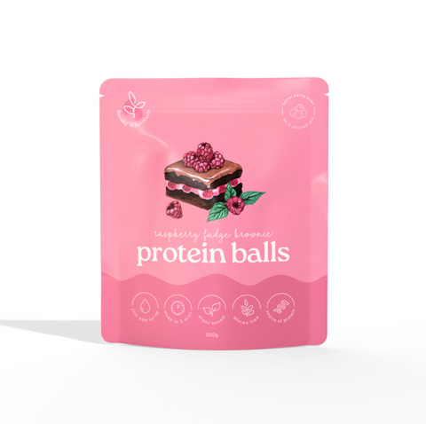 Sneaky Wholefoods Raspberry Brownie Balls Protein Ball Mixes | 300g (BB 06/05/2026)