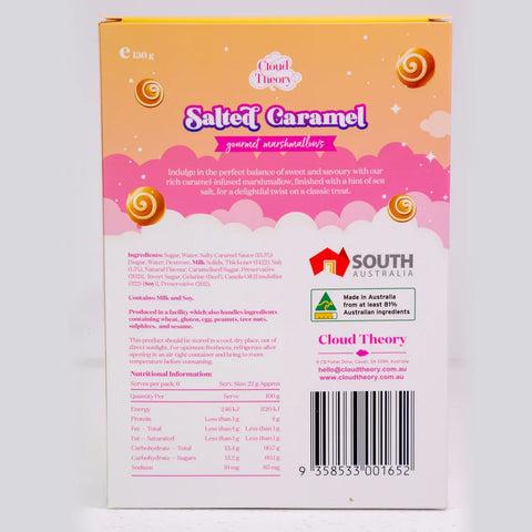 Cloud Theory Salted Caramel Gourmet Marshmallow 6 Pack | 130g (BB 15/09/2026)
