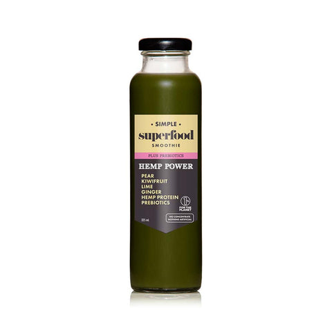 Simple Superfood Juices + Prebiotics Hemp Power | 325mL (EXP 04/08/2026)
