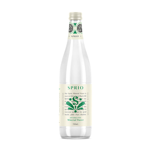 SPRIO 1860 Volcanic Spring Sparkling Mineral Water | 750mL