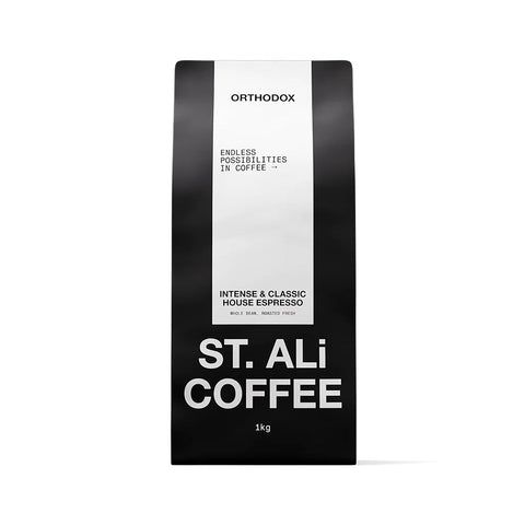 ST. ALi Orthodox House Espresso Blend Whole Beans | 1Kg (BB 19/08/2026)