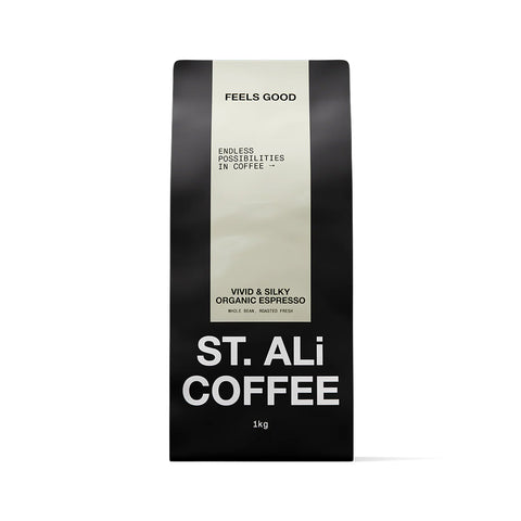 ST. ALi Feels Good Organic Espresso Blend Whole Beans | 1Kg
