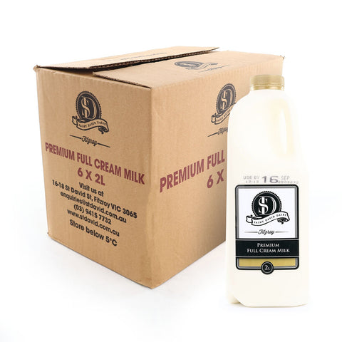 St David Dairy Premium Full Cream Milk 6 Pack | 2L