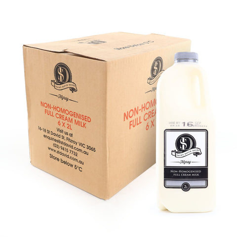 St David Dairy Premium Non-Homogenised Milk 6 Pack | 2L
