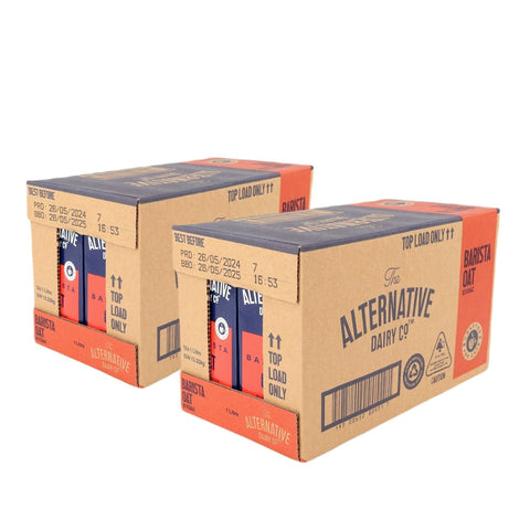 The Alternative Dairy Co Barista Oat Milk 2 Boxes | 12 x 1L