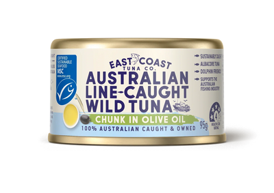 East Coast Tuna Co. Aus Line-Caught Tuna Chunk in Olive Oil | 95g