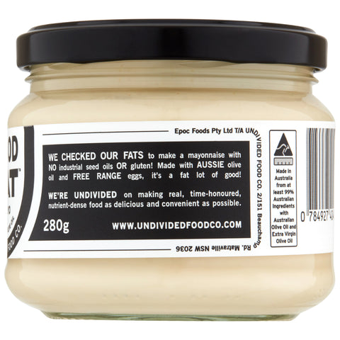 Undivided Food Co Good Fat Mayo | 280g