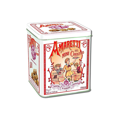 Chiostro Di Saronno Amaretti Crunchy Cube Tin | 75g