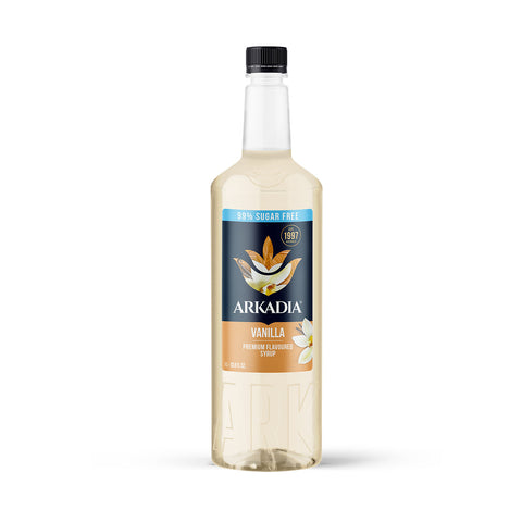 Arkadia Vanilla Syrup 99% Sugar Free Box | 6 x 1L