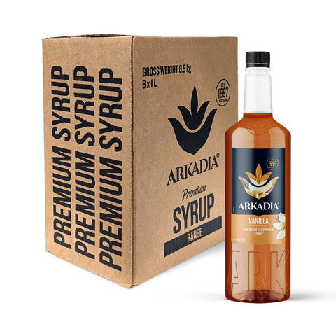Arkadia Vanilla Syrup Box | 6 x 1L