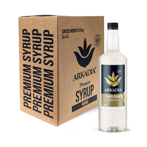 Arkadia Liquid Sugar Syrup Box | 6 x 1L
