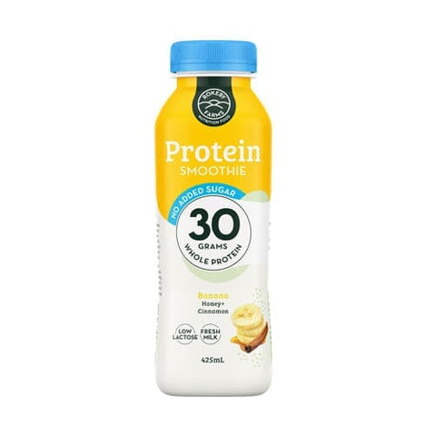 Banana, Honey & Cinnamon Protein Smoothie 425ml-Beverages-Rokeby Farms-iPantry-australia