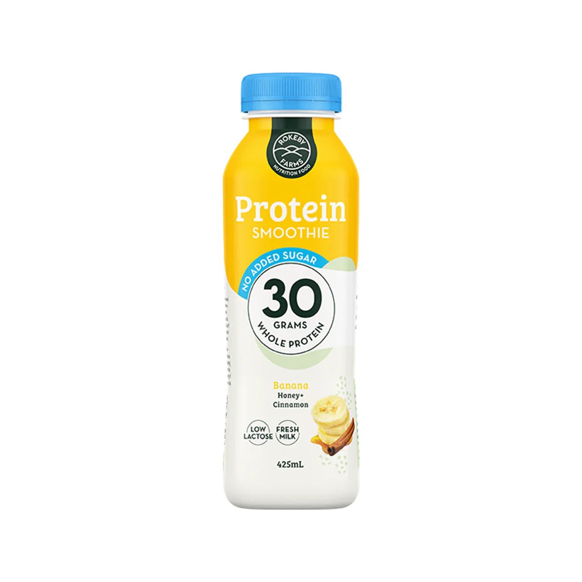 Rokeby Farms Banana, Honey & Cinnamon Protein Smoothie | 425mL – Bulk ...