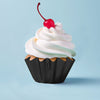 Black Bloom Baking Cups (24 Pack)-PAPYRUS-iPantry-australia