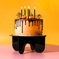Black Tall Cake Candles 12cm (Pack Of 12)-Cake & Candle-iPantry-australia