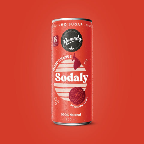 Blood Orange Sodaly 4Pk 250ml - Remedy