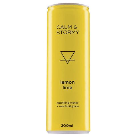 Calm & Stormy Lemon Lime 300ml 4pk-Beverages-Calm & Stormy-iPantry-australia
