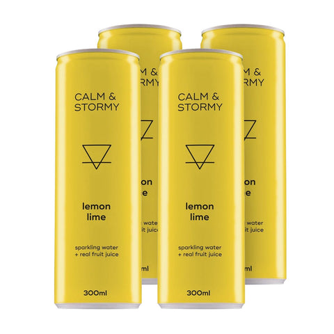 Calm & Stormy Lemon Lime 300ml 4pk - Calm & Stormy