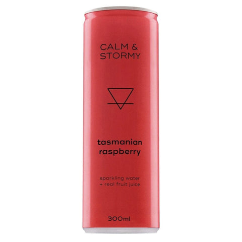 Calm & Stormy Tasmanian Raspberry 300ml 4pk-Beverages-Calm & Stormy-iPantry-australia