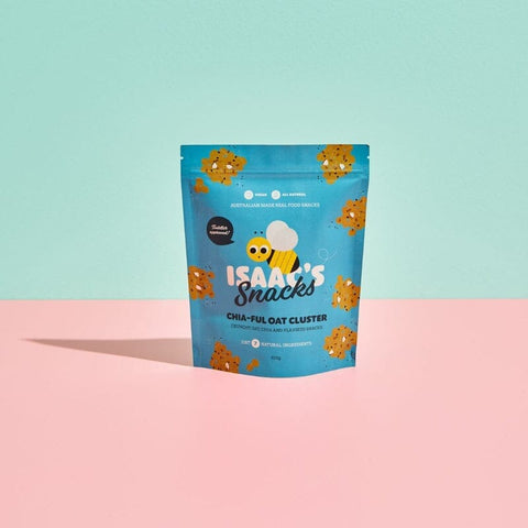 Chia-Ful Oat Cluster 100g-Indulgence-Isaac's Snacks-iPantry-australia