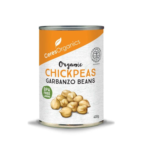 Chickpeas Garbanzo Beans 400g-Indulgence-Ceres Organics-iPantry-australia