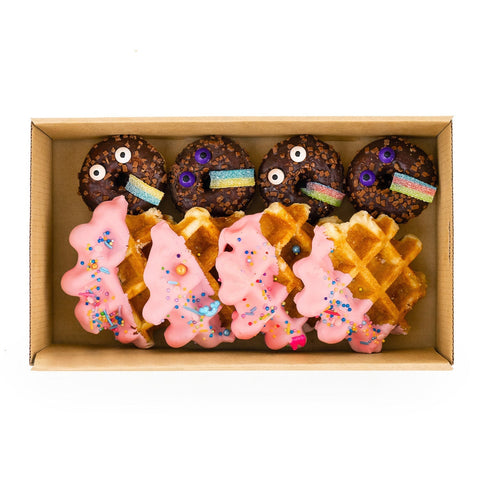 Choco Smiles & Pink Waffle Bites - FIG