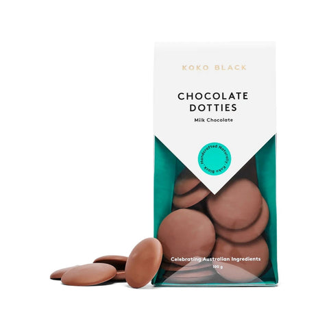 Koko Black Chocolate Dotties Milk | 100g